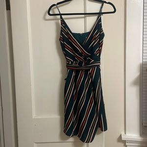Essue Striped Sundress with Bow